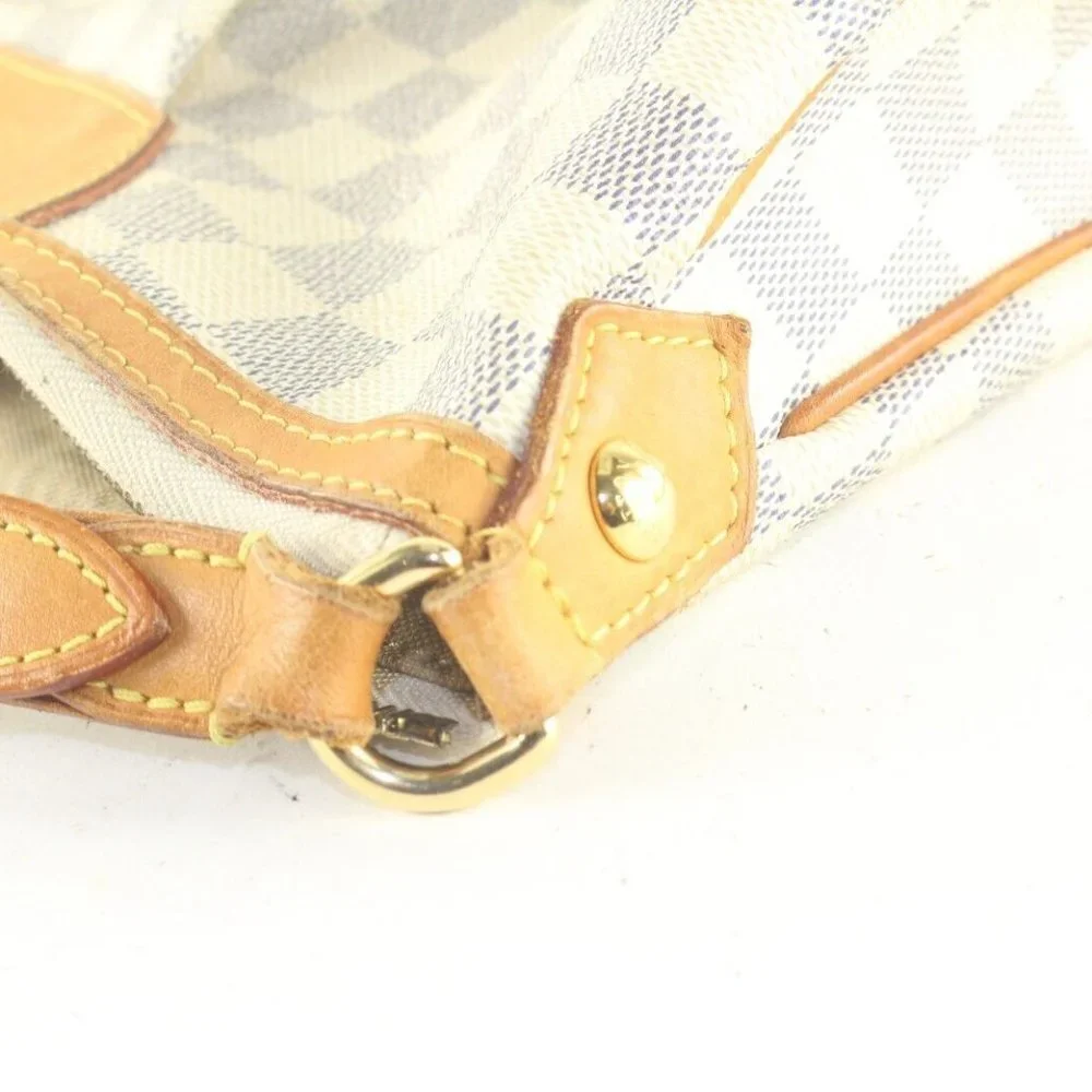 Louis Vuitton Siracusa Shoulder Bag PM White Leather 8LV919k